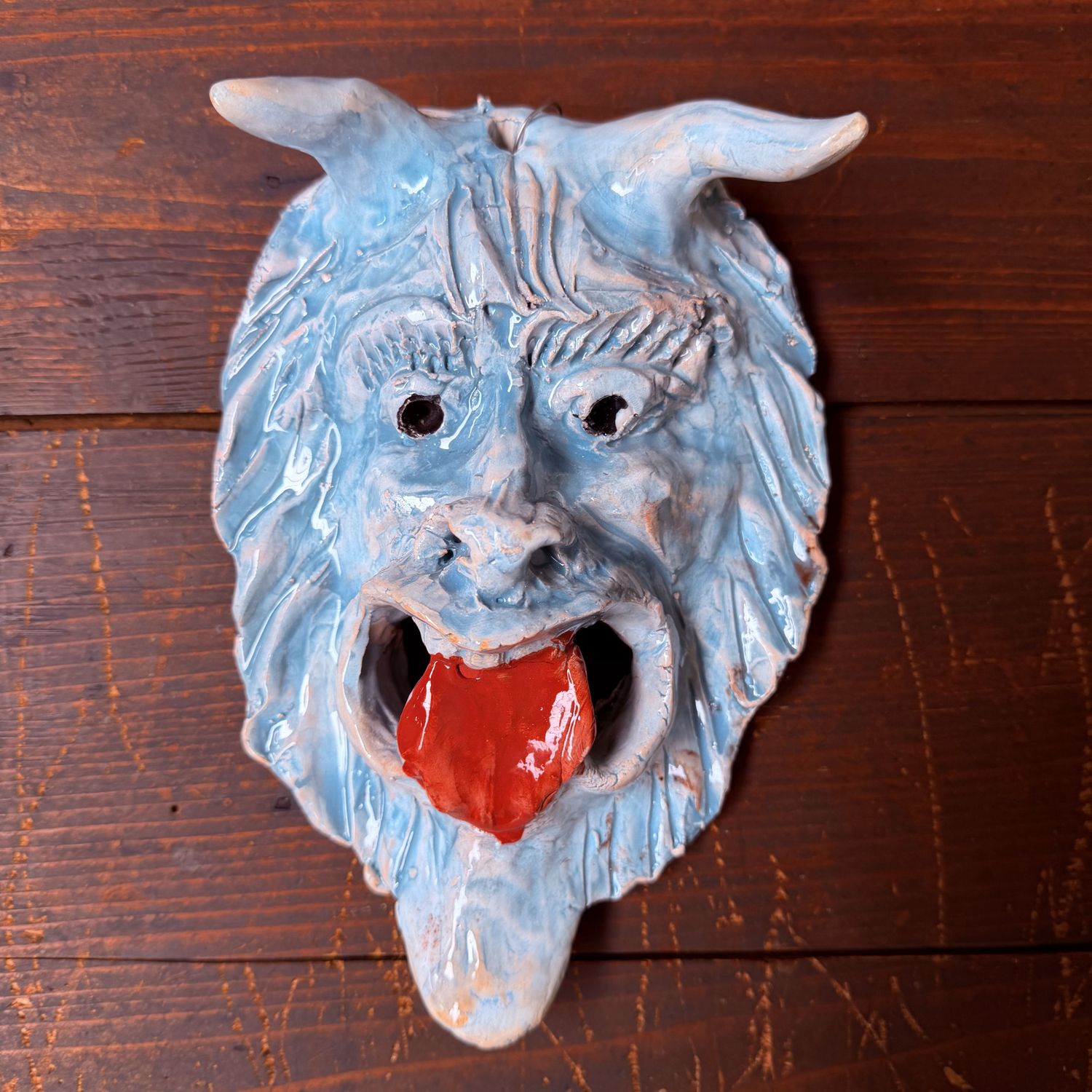 Apotropaic Ceramic Mask, Gennaro Condurso, Seminara, Italy