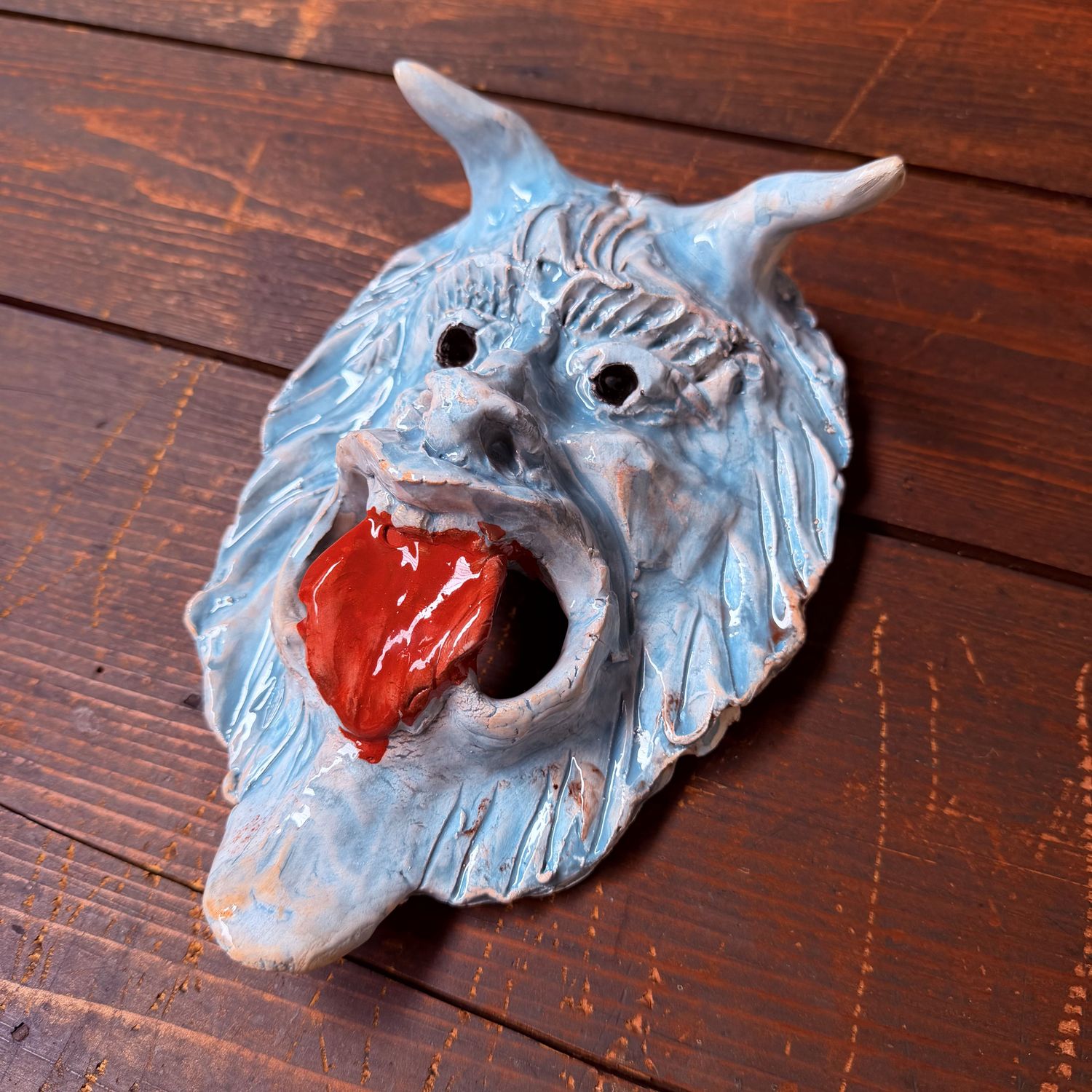 Apotropaic Ceramic Mask, Gennaro Condurso, Seminara, Italy
