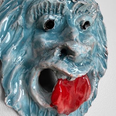 Apotropaic Ceramic Mask, Gennaro Condurso, Seminara, Italy