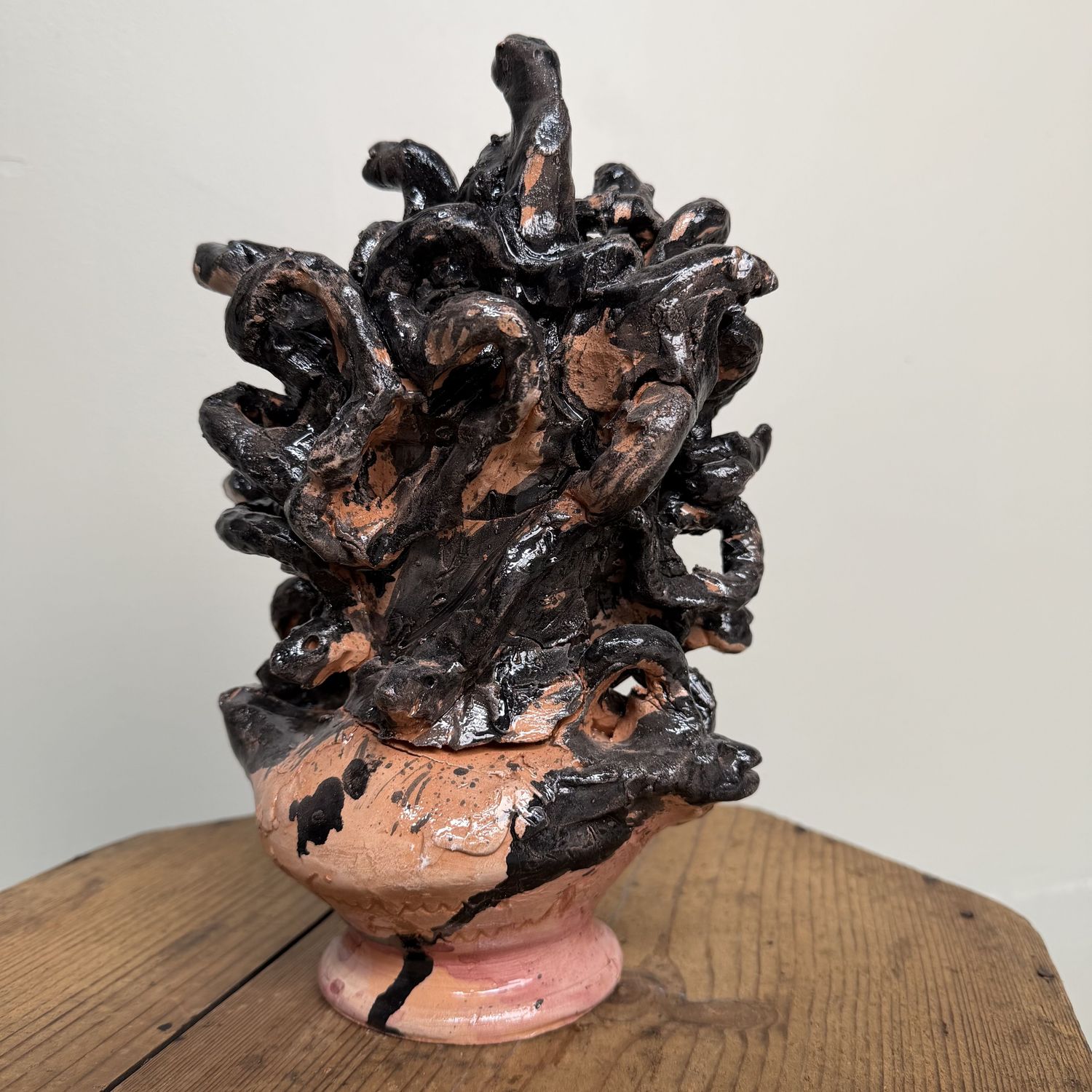 Unieke Keramieken Medusa Buste, Gennaro Condurso, Italy