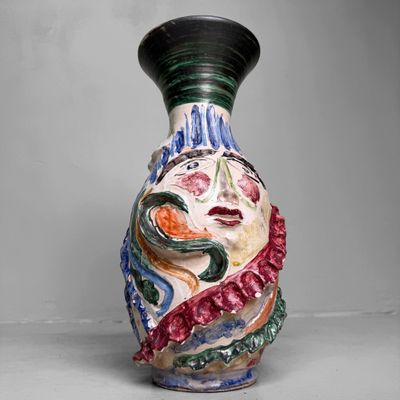 Anthropomorphic Ceramic Vase, Gennaro Condurso, Seminara, Italy Anthropomorphic Ceramic Vase, Gennaro Condurso, Seminara, Italy