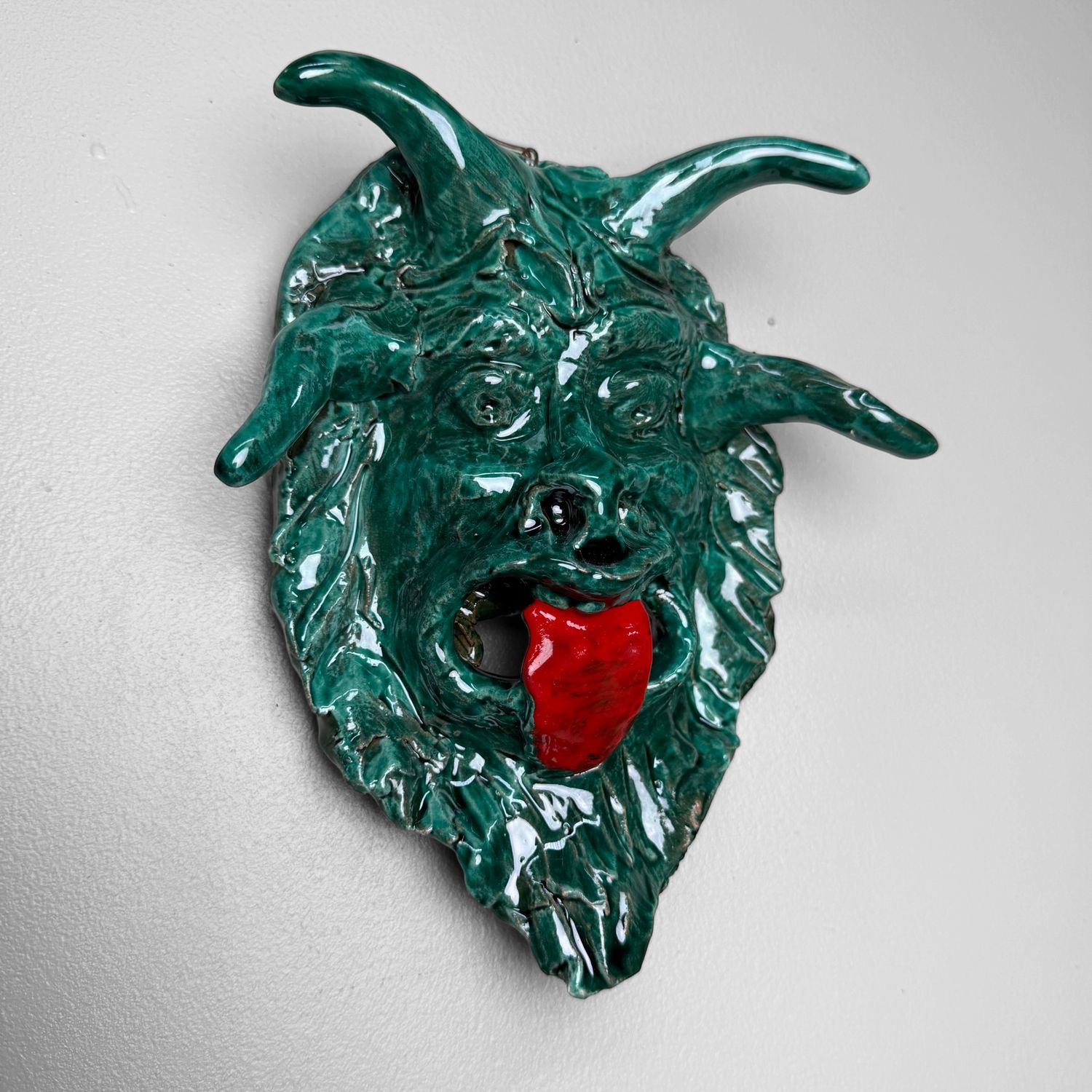 Unique Ceramic Apotropaic Mask, Gennaro Condurso, Italy