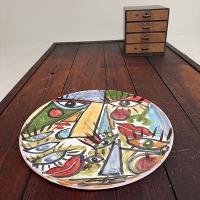 Uniek Keramieken Wandbord, Gennaro Condurso, Seminara, Italy