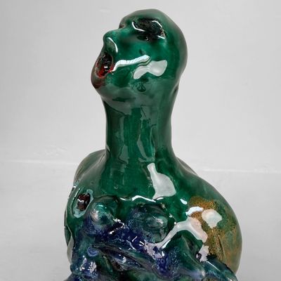 Sculptural Ceramic Fantasy Object, Gennaro Condurso, Italy