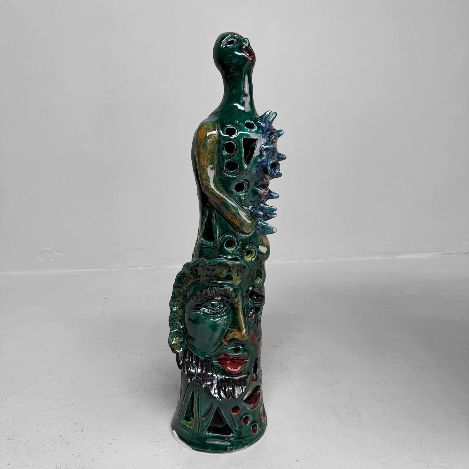 Sculptural Ceramic Fantasy Object, Gennaro Condurso, Italy Sculptural Ceramic Fantasy Object, Gennaro Condurso, Italy