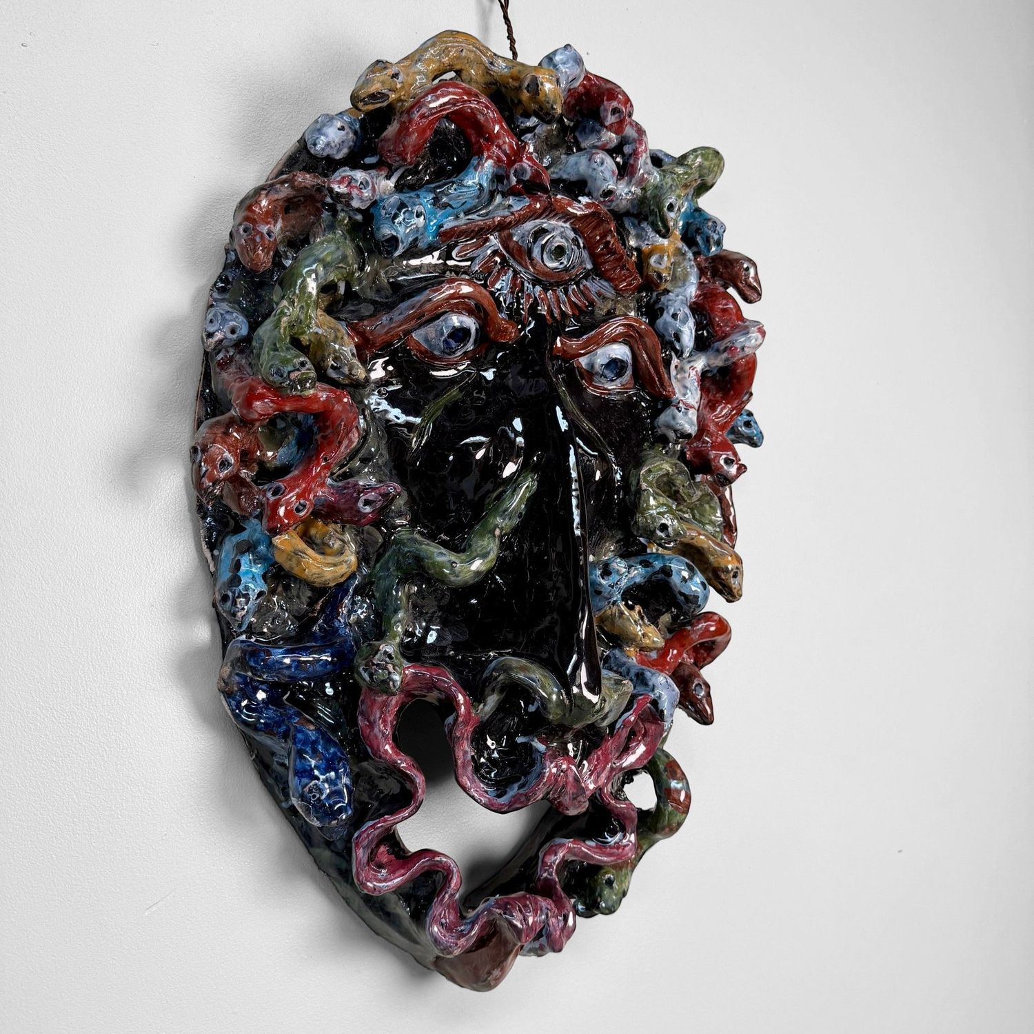 Monumental Apotropaic Mask, Cyclops Medusa, Gennaro Condurso, Italy