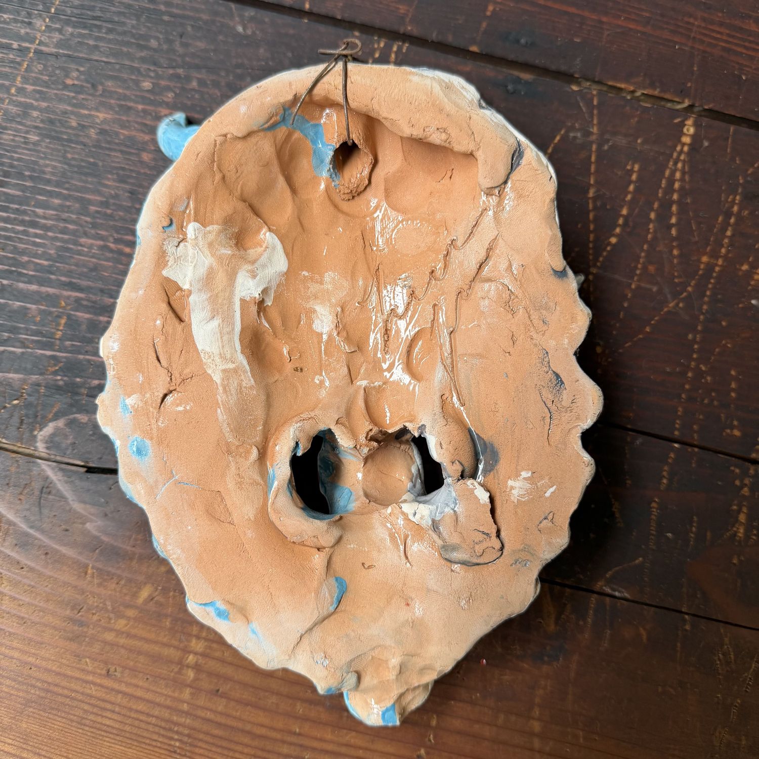 Uniek Keramieken Apotropaïsch Masker, Gennaro Condurso, Italy