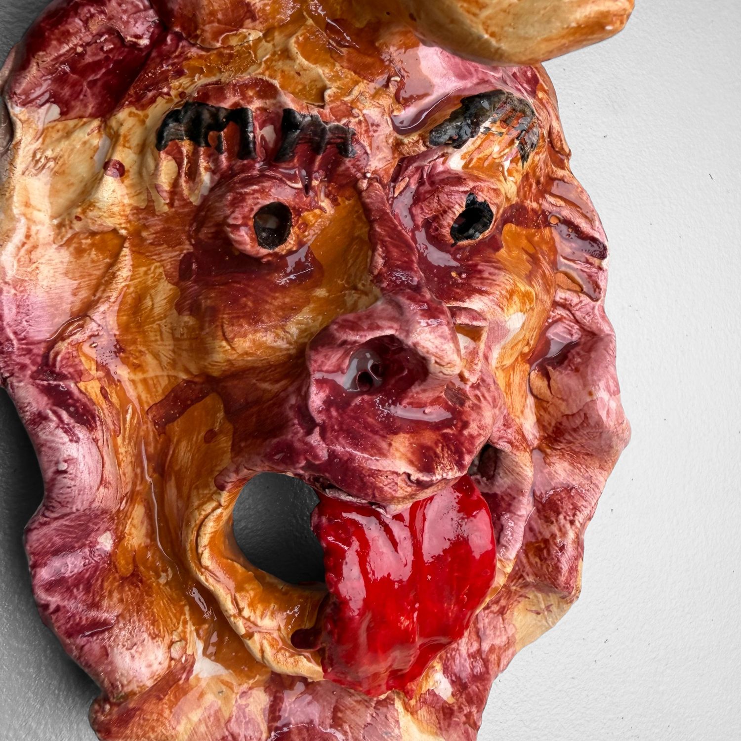 Unique Ceramic Apotropaic Mask, Gennaro Condurso, Italy
