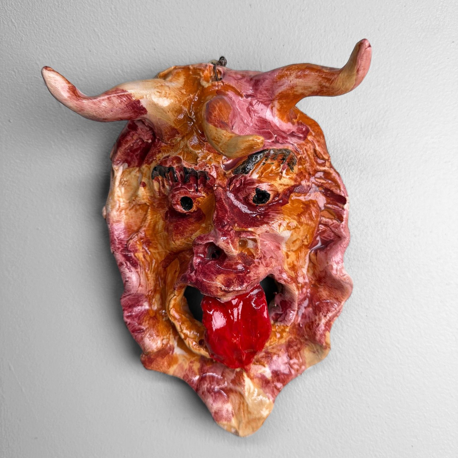 Unique Ceramic Apotropaic Mask, Gennaro Condurso, Italy