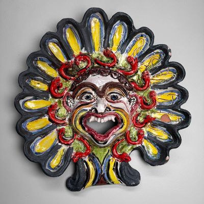 Monumental Apotropaic Wall Mask, Gennaro Condurso, Italy