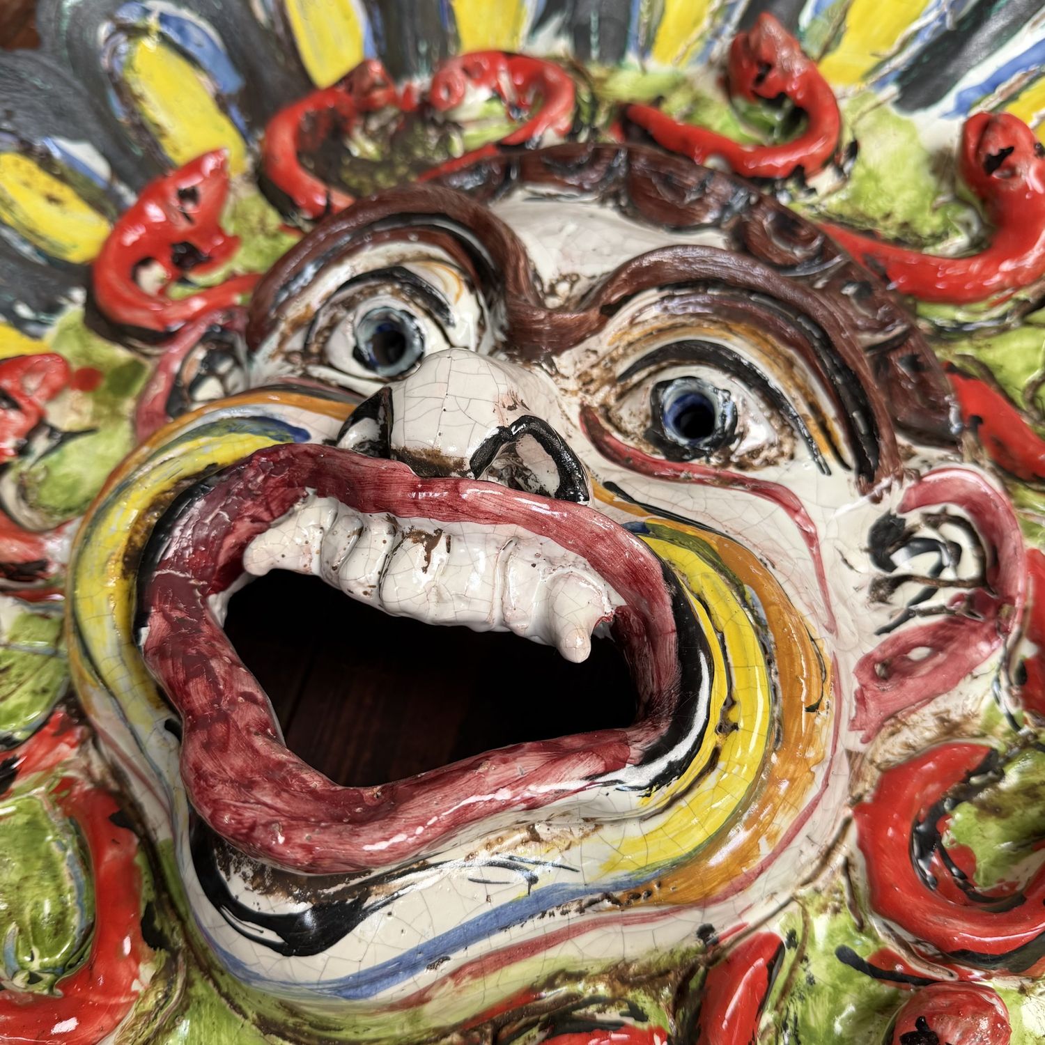 Monumental Apotropaic Wall Mask, Gennaro Condurso, Italy
