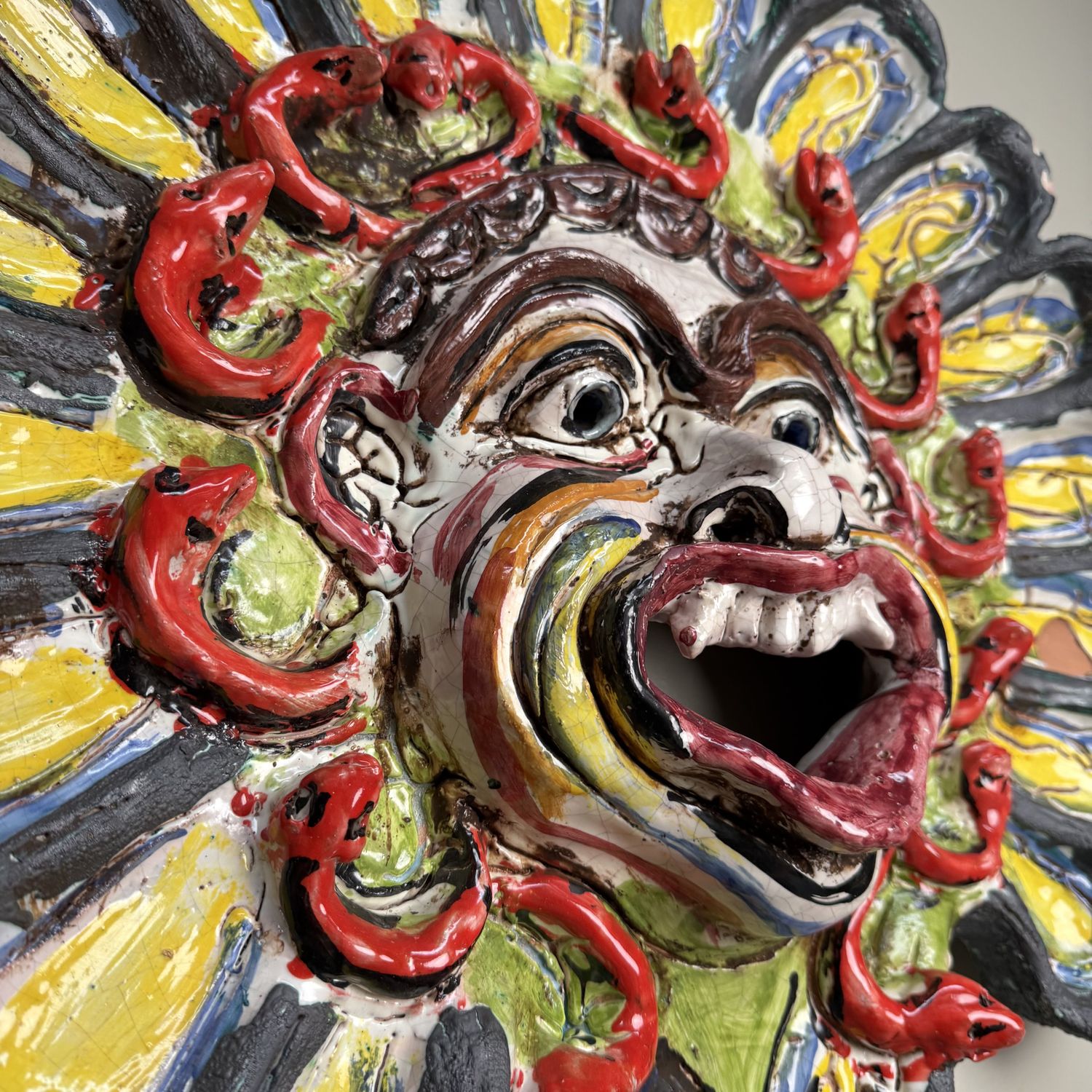 Monumental Apotropaic Wall Mask, Gennaro Condurso, Italy