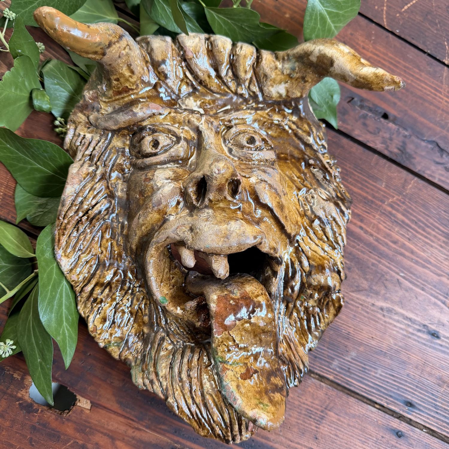 Apotropaic Ceramic Mask, Rocco Condurso, Italy Apotropaic Ceramic Mask, Rocco Condurso, Italy