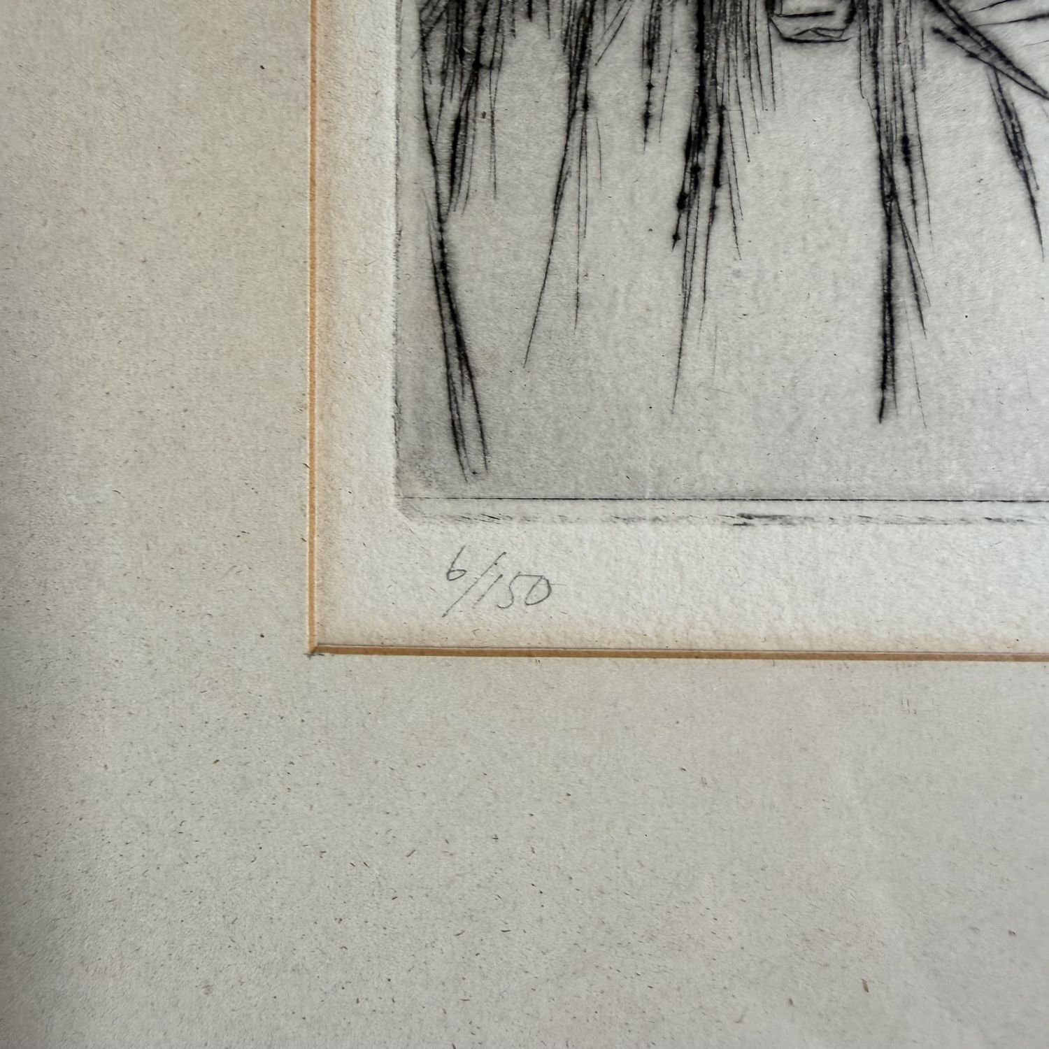 Börje Sandelin – Kvinna i Dörr / Woman in the Doorway, Ets, jaren 1950