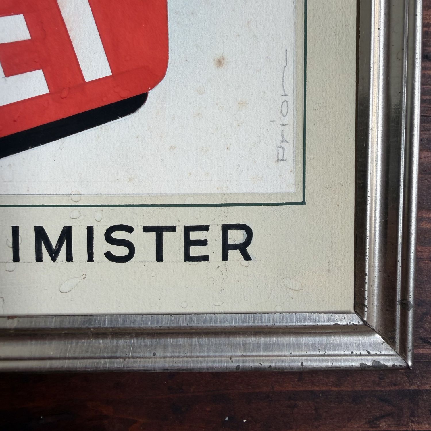Originele Reclame-Maquette voor Cidre Ruwet, Thimister, ca. jaren 1950