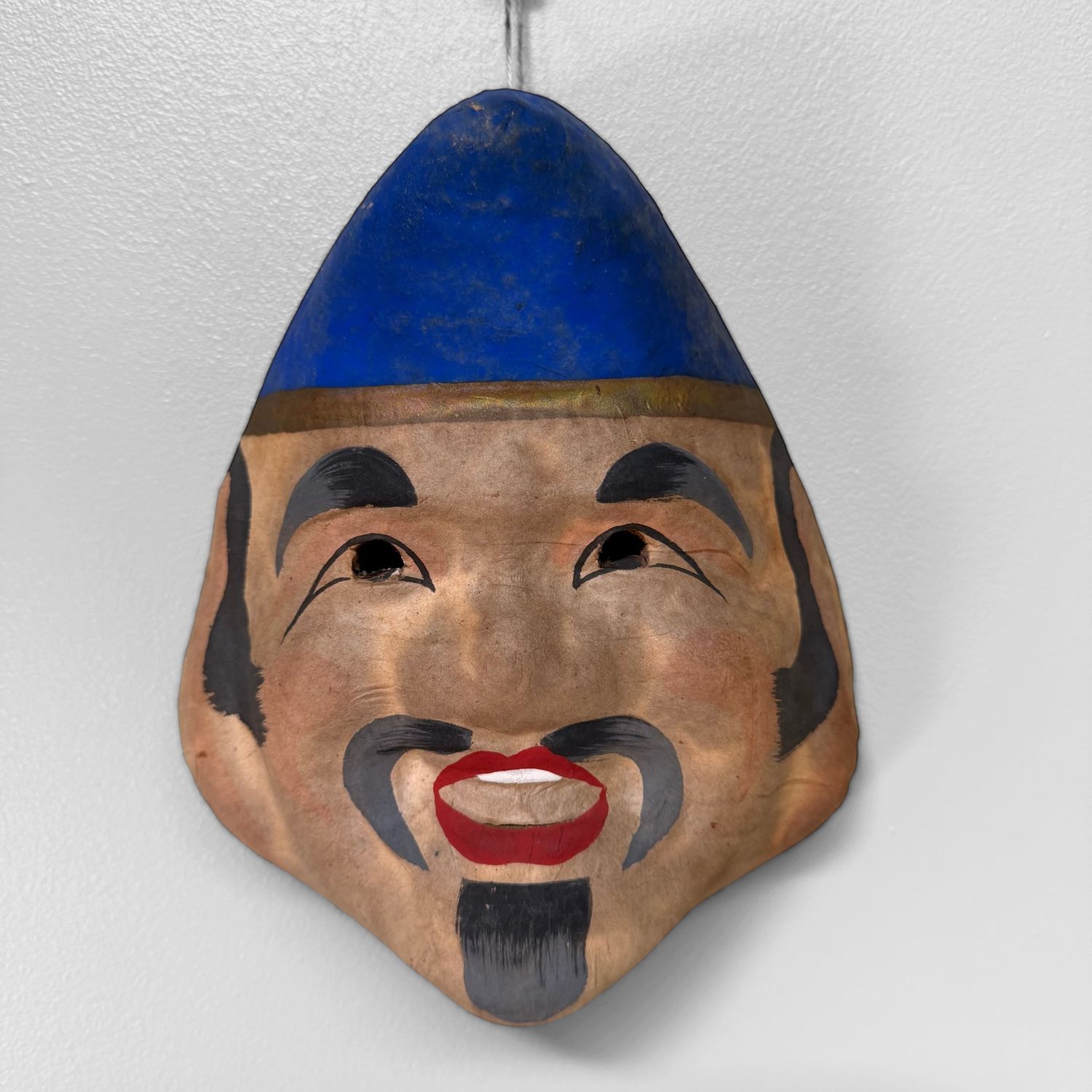 Decorative Japanese Papier-Mâché Ebisu Mask, c. 1950–1960 Decorative Japanese Papier-Mâché Ebisu Mask, c. 1950–1960