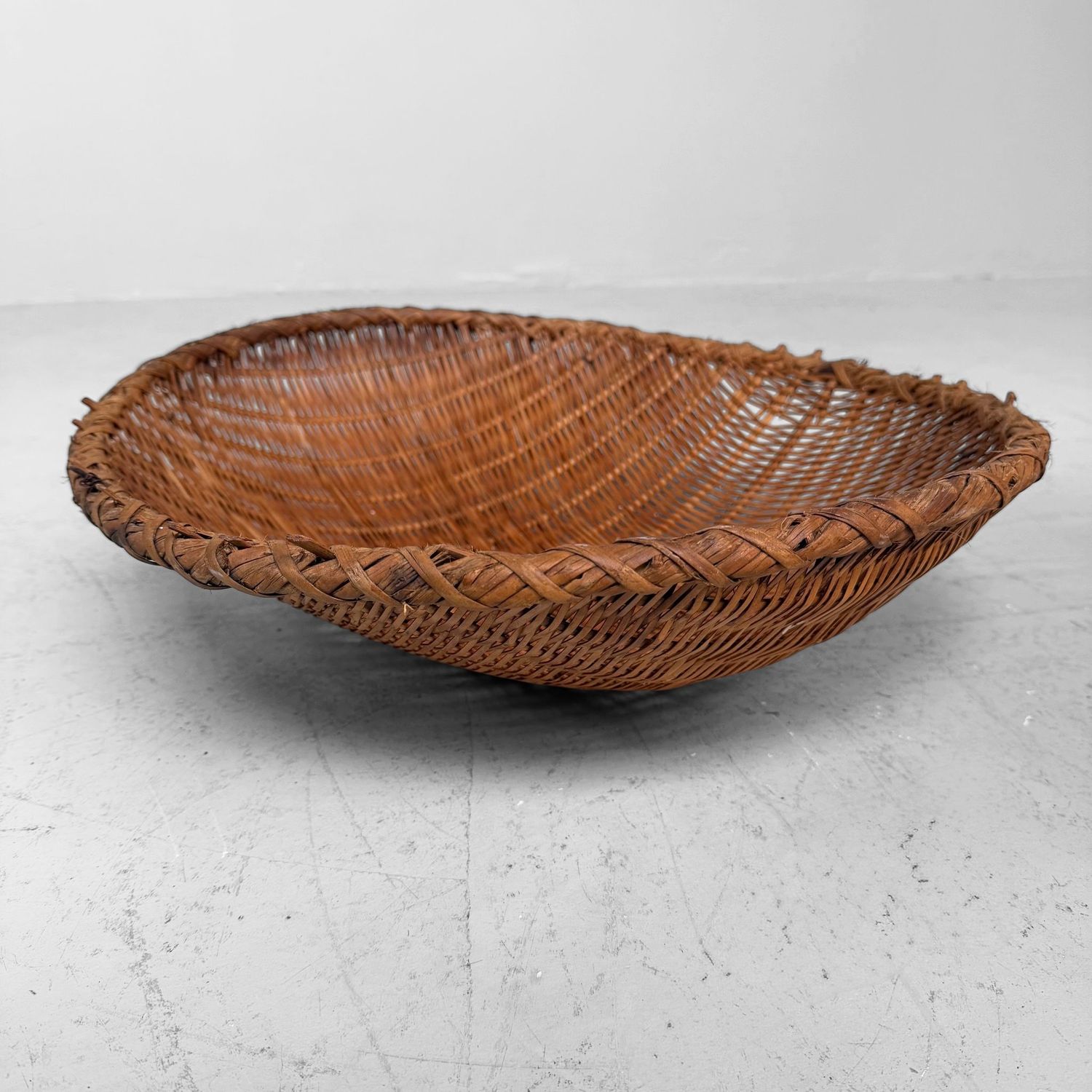 Vintage Japanse Bamboe Droogmand / Zaru, jaren 1950–1960