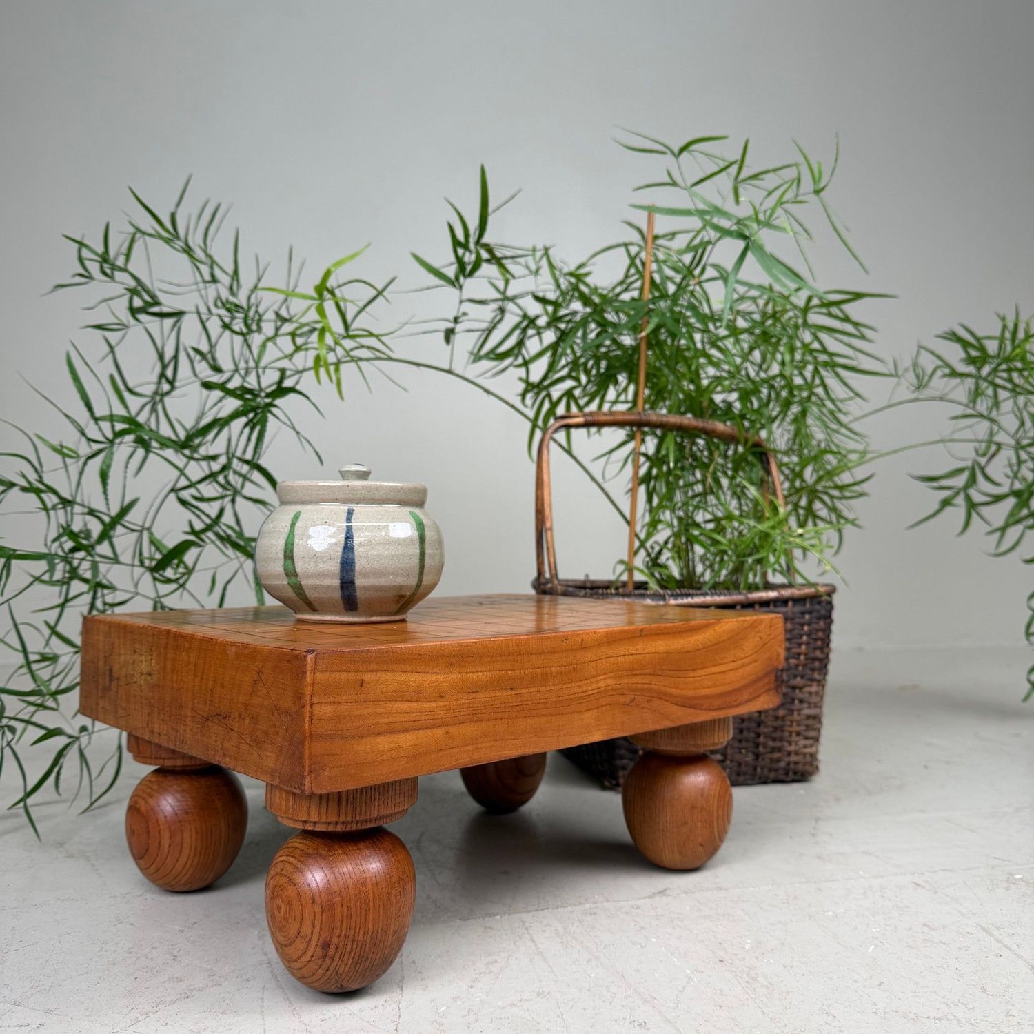 Vintage Japanese Shogi Board / Decorative Display Table, 1950s