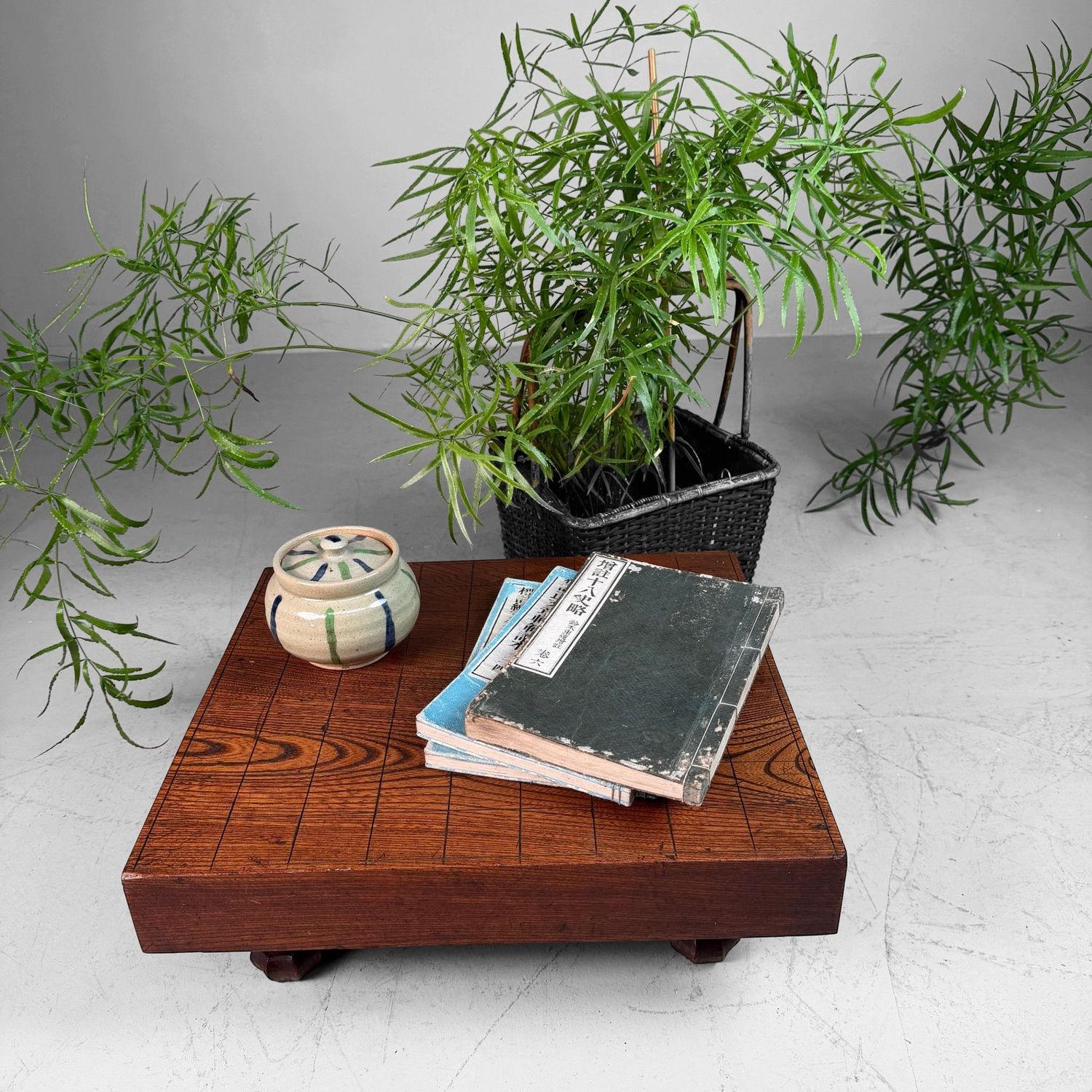 Vintage Japanese Shogi Board / Decorative Display Table, 1950s