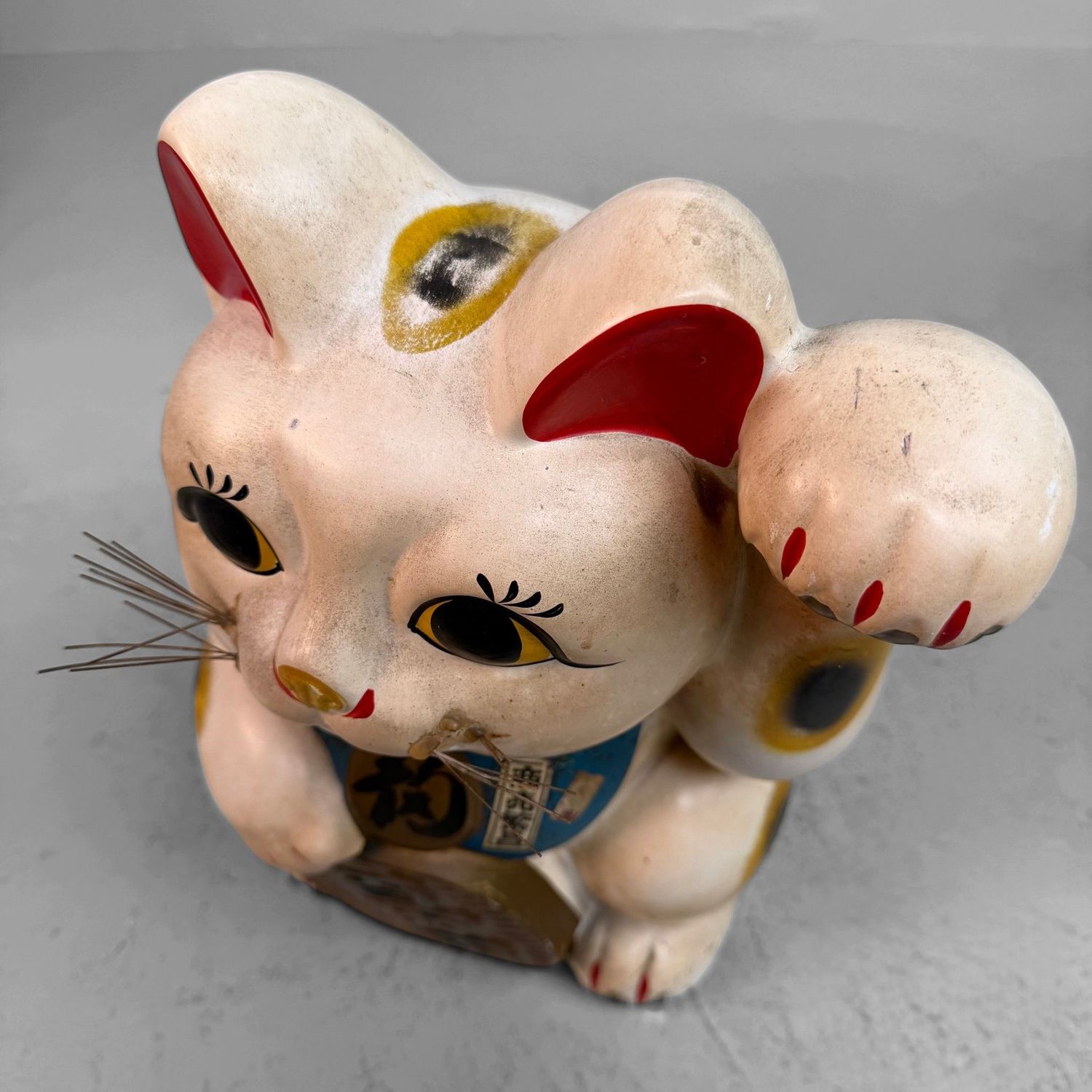 Japanese Maneki-neko / Lucky Cat with Koban, 1950s