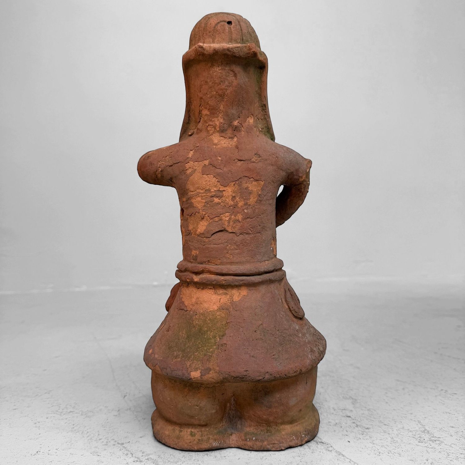 Vintage Japanese Terracotta Haniwa Sentry, ca. 1950