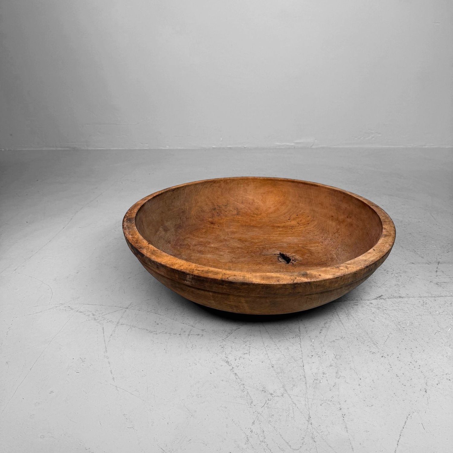 Oude Japanse Houten Kibachi, Deegkom, 1959