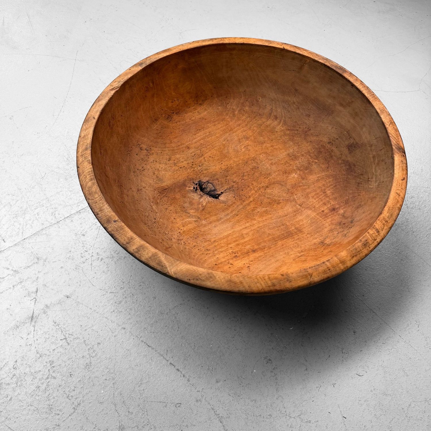 Oude Japanse Houten Kibachi, Deegkom, 1959