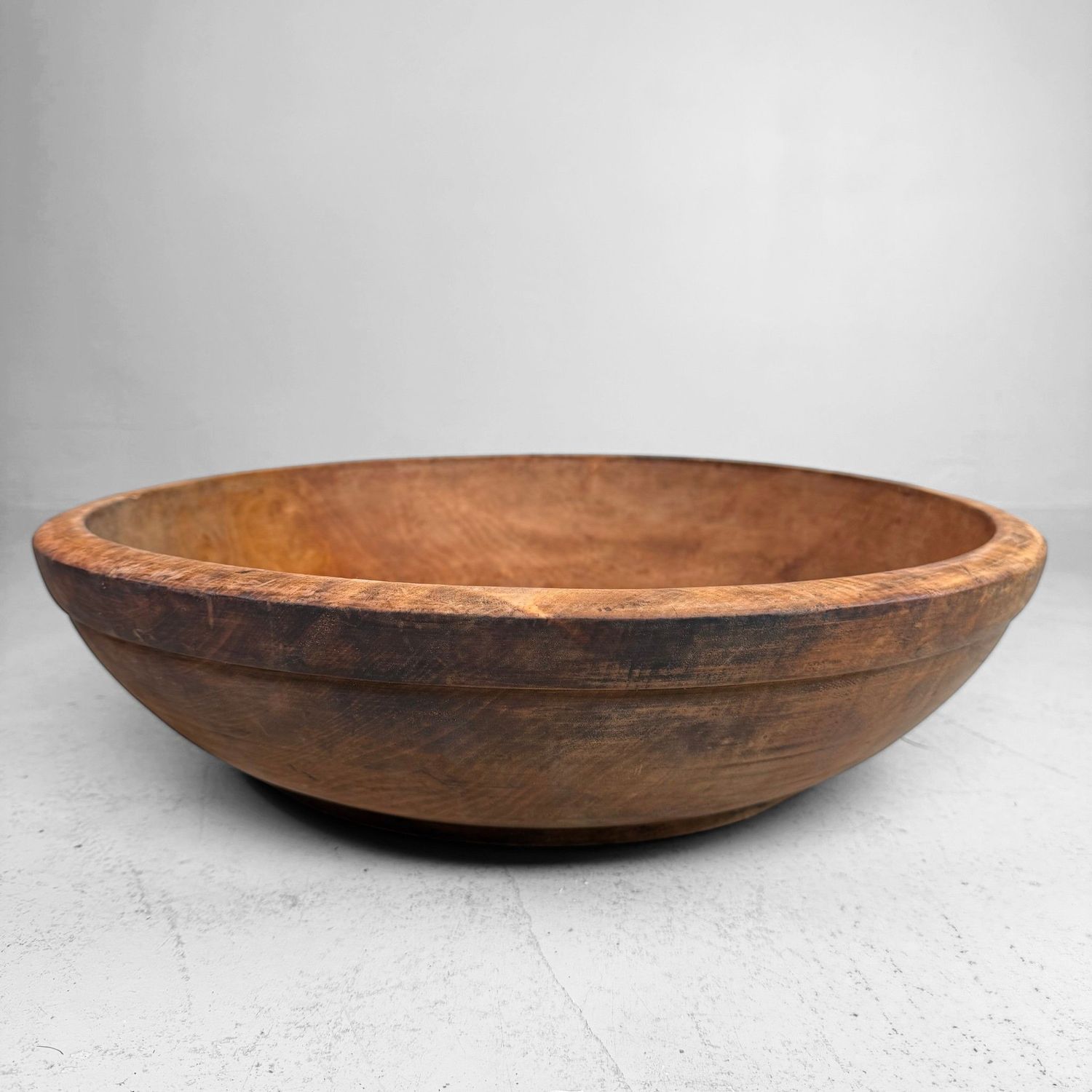 Oude Japanse Houten Kibachi, Deegkom, 1959 Oude Japanse Houten Kibachi, Deegkom, 1959