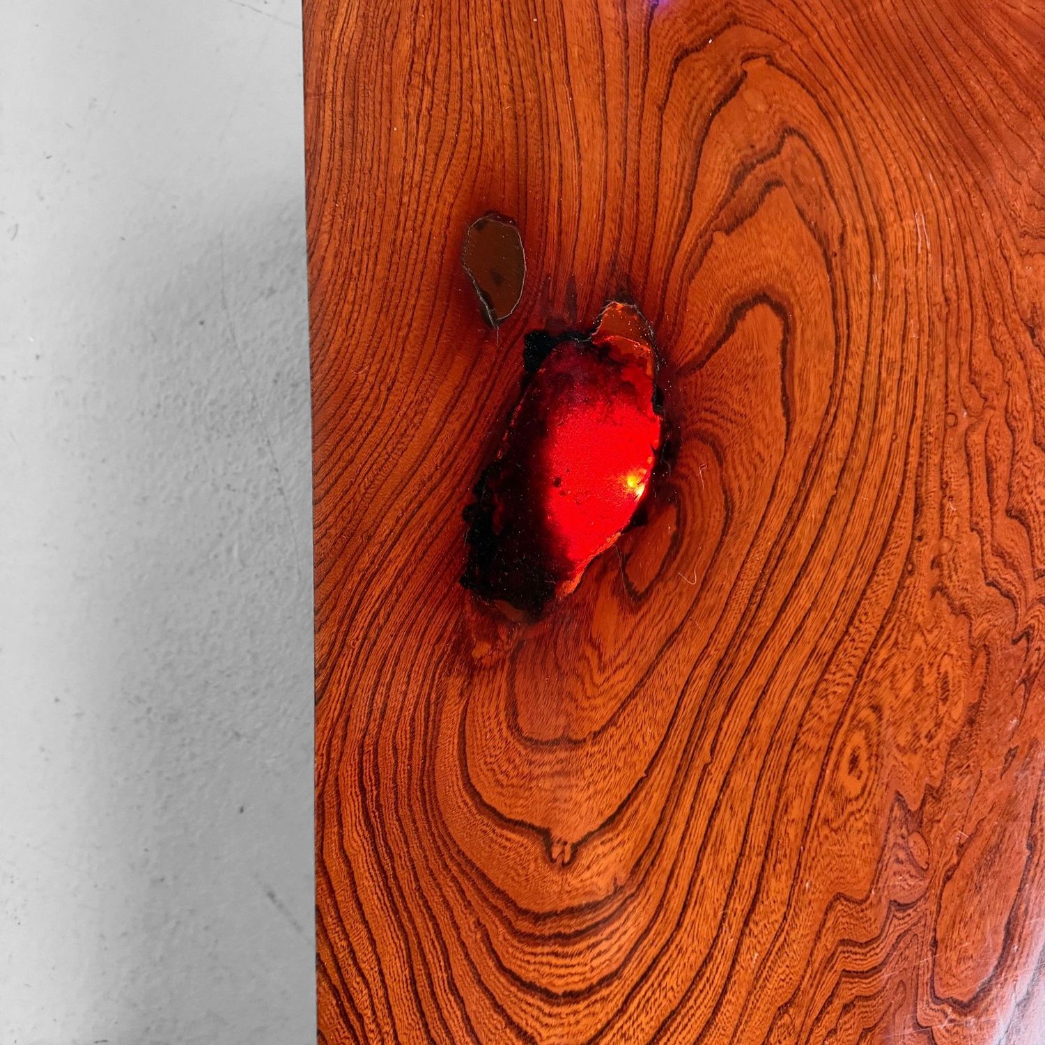 Grote Japanse Zataku / Lage Tafel in Keyaki-hout, 1960s–1970s