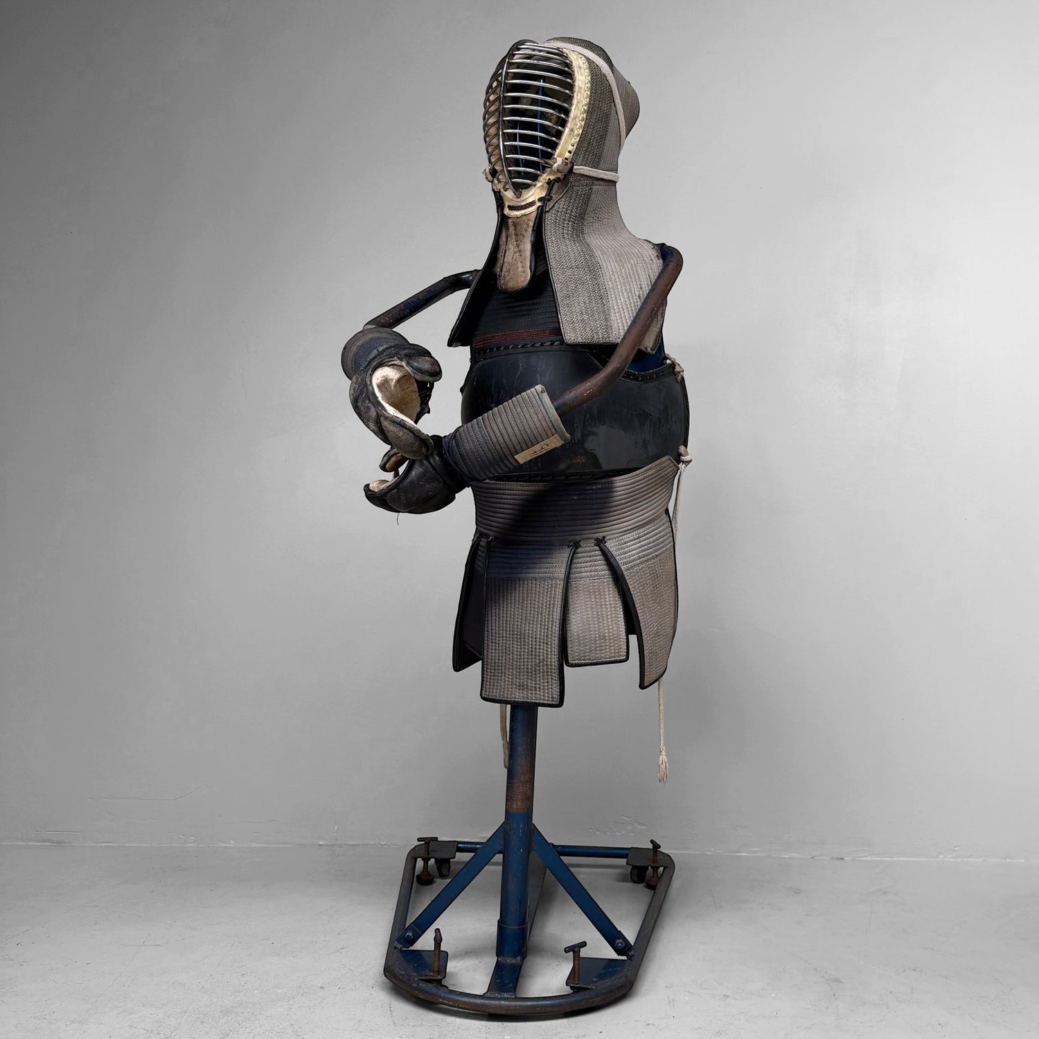 Vintage Japanese Kendo Bōgu with Display Stand, c. 1970–1980