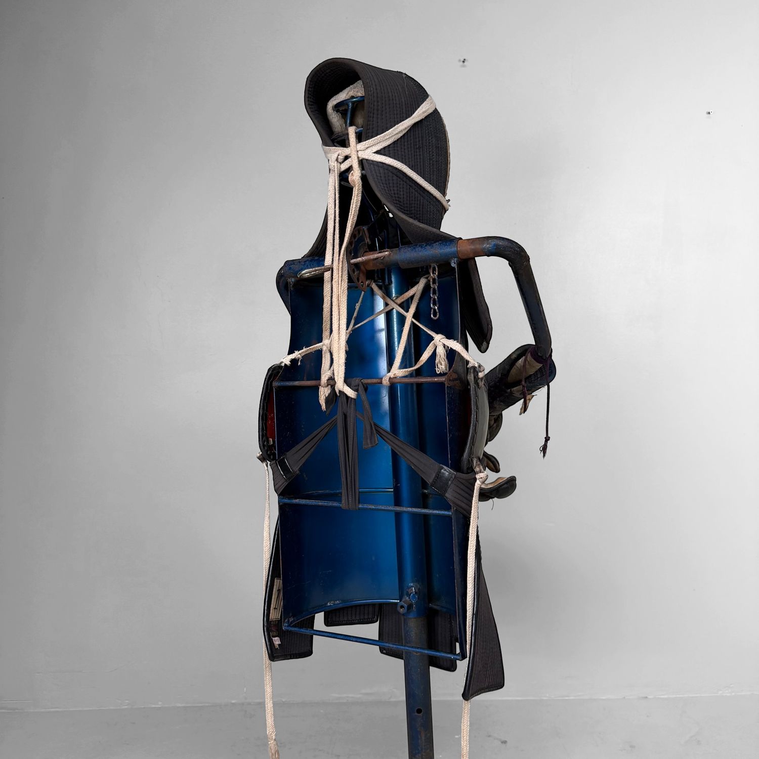 Vintage Japanese Kendo Bōgu with Display Stand, c. 1970–1980