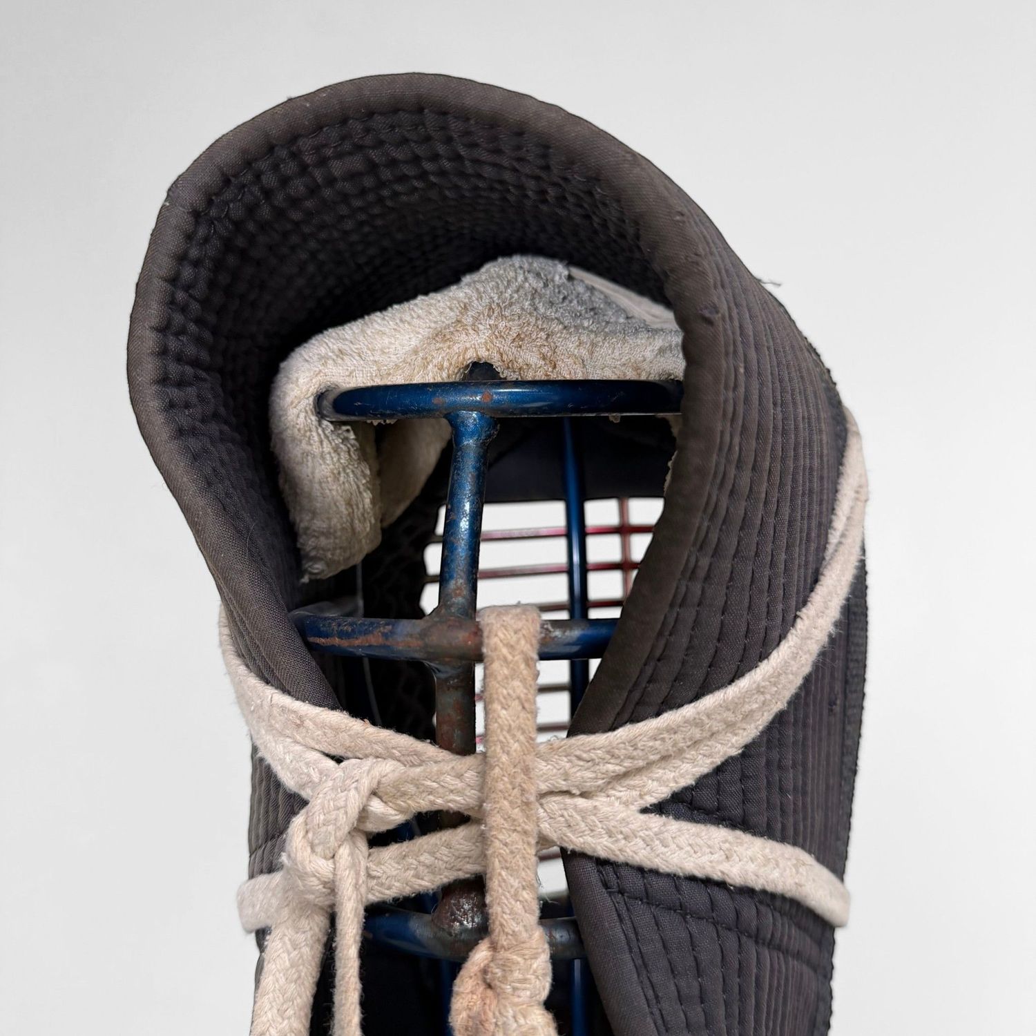 Vintage Japanese Kendo Bōgu with Display Stand, c. 1970–1980