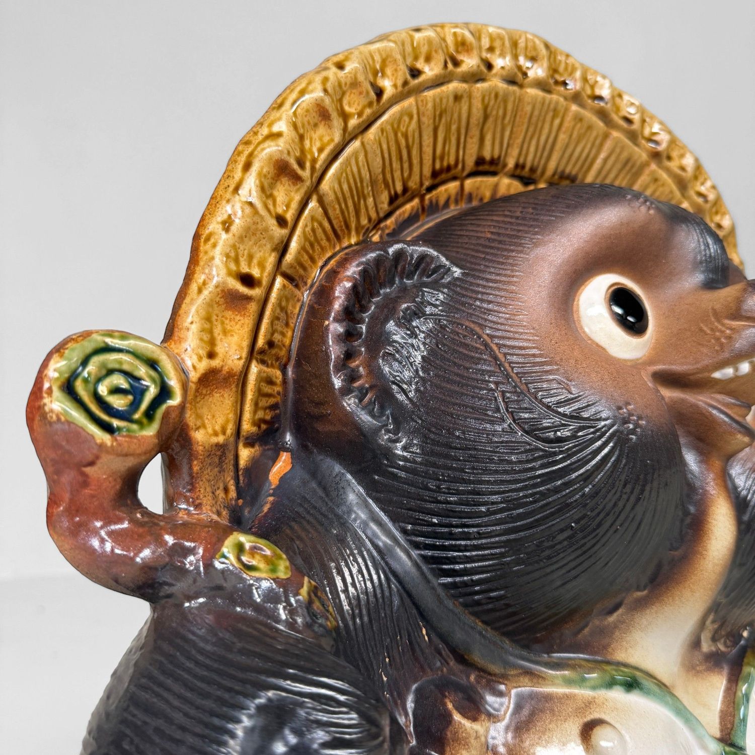 Large Japanese Ceramic Tanuki, 1960s–1970s
