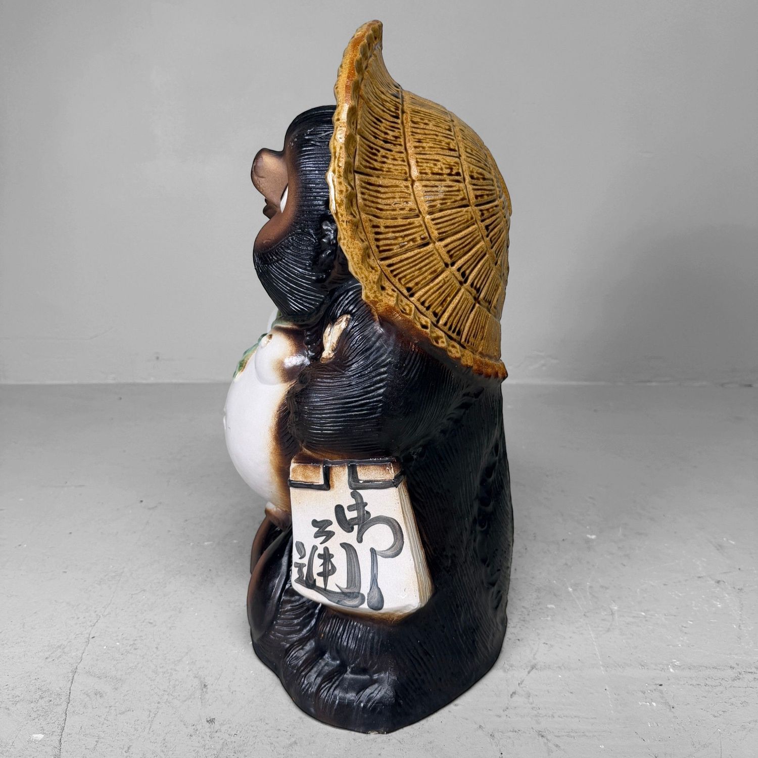 Large Japanese Ceramic Tanuki, 1960s–1970s