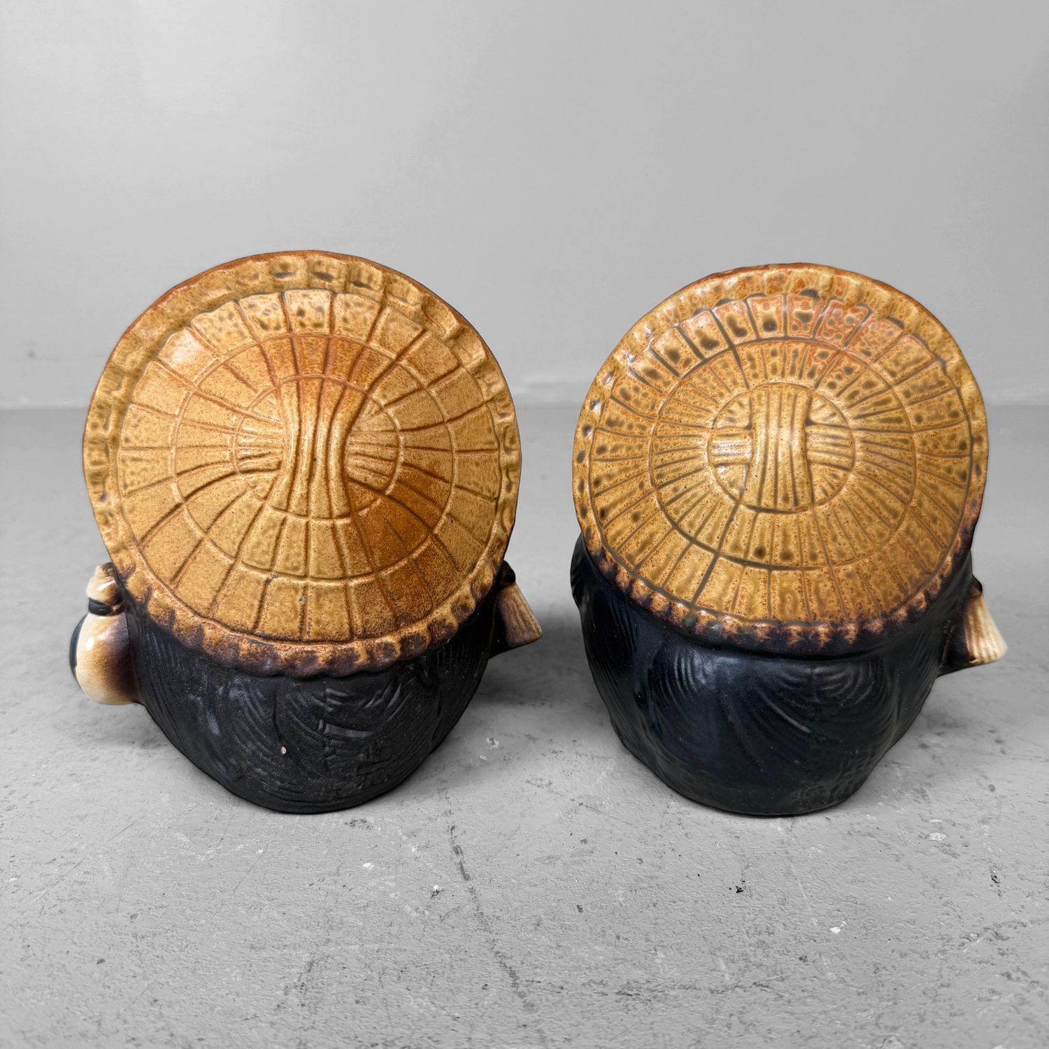 Set van Twee Vintage Japanse Keramische Tanuki, 1970s