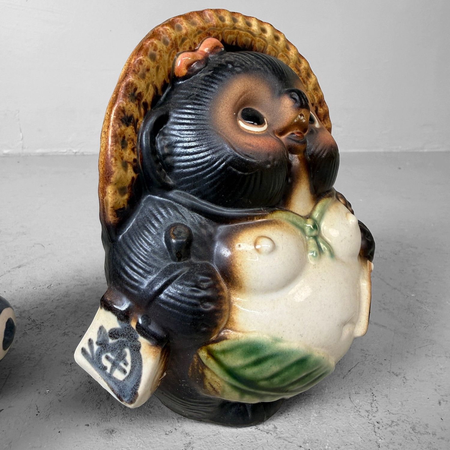 Set van Twee Vintage Japanse Keramische Tanuki, 1970s