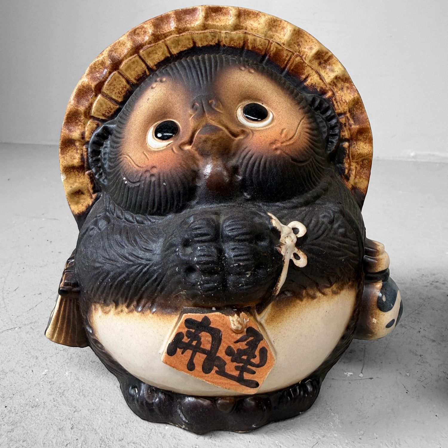 Set van Twee Vintage Japanse Keramische Tanuki, 1970s