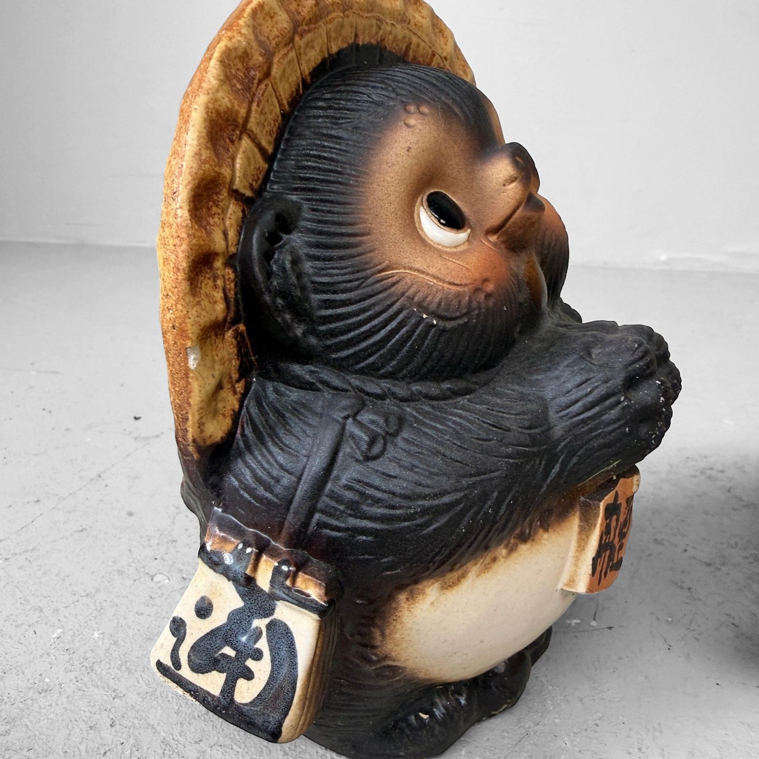 Set van Twee Vintage Japanse Keramische Tanuki, 1970s