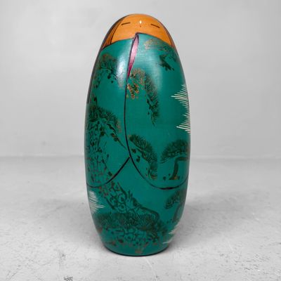 Vintage Japanse Sōsaku Kokeshi door Miyama Keiji, ca. 1960s–1970s