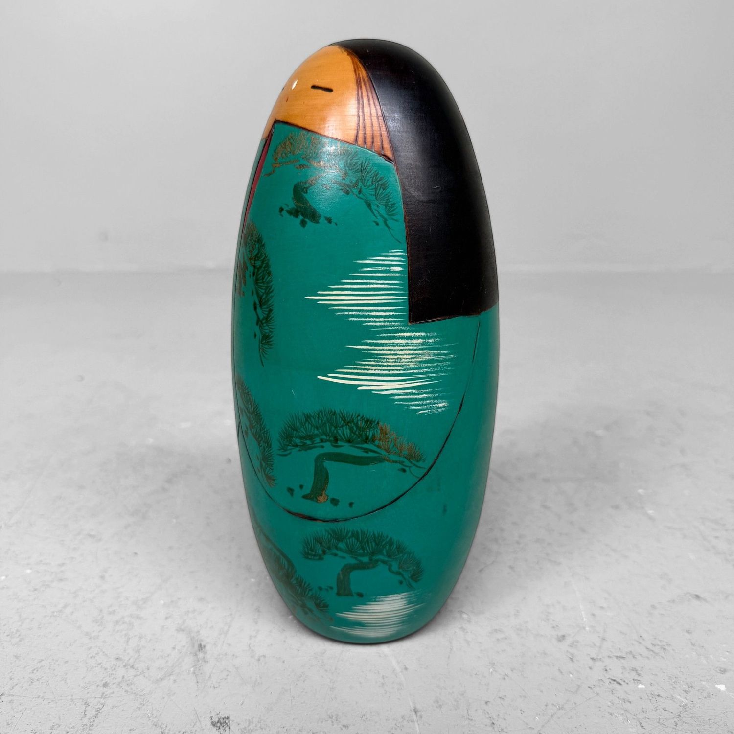 Vintage Japanese Sōsaku Kokeshi by Miyama Keiji, ca. 1960s–1970s