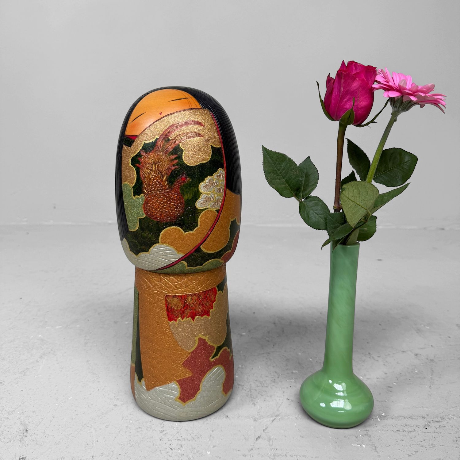 Large Japanese Sōsaku Kokeshi by Toa Sekiguchi, ca. 1960s–1970s