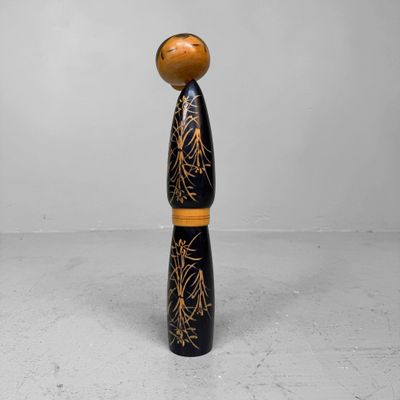 Sōsaku Kokeshi “Semishigure” by Sato Suigai, 1970s
