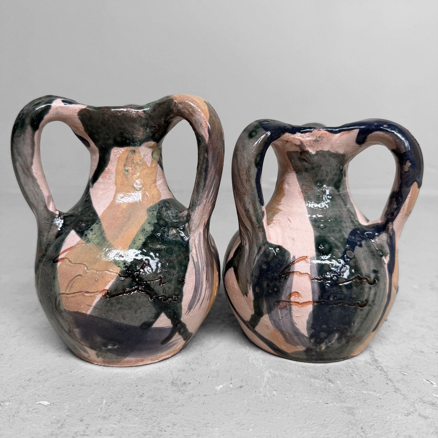 Set Ceramic Vases by Gennaro Condurso, Seminara, 21st Century