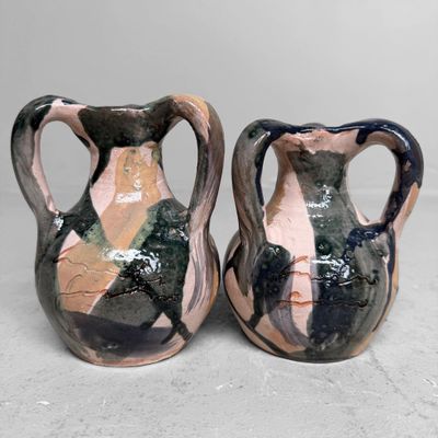 Set Ceramic Vases by Gennaro Condurso, Seminara, 21st Century