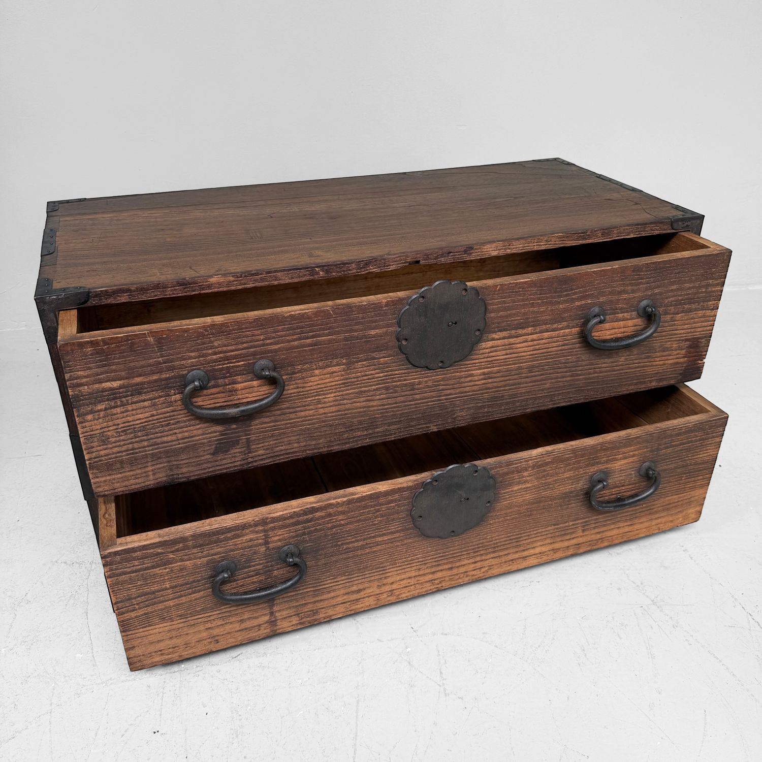 Japanese Low Tansu / Chest of Drawers, Shōwa Period, 1910s
