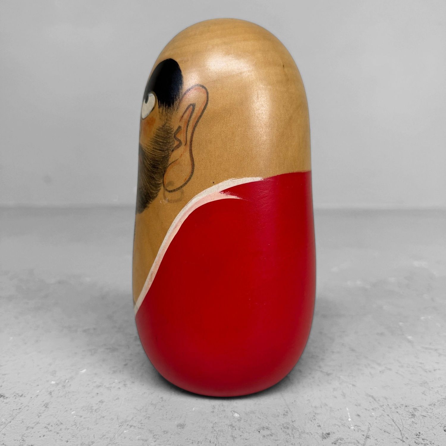 Vintage Daruma Kokeshi by Miyashita Hajime, 1980s, Japan