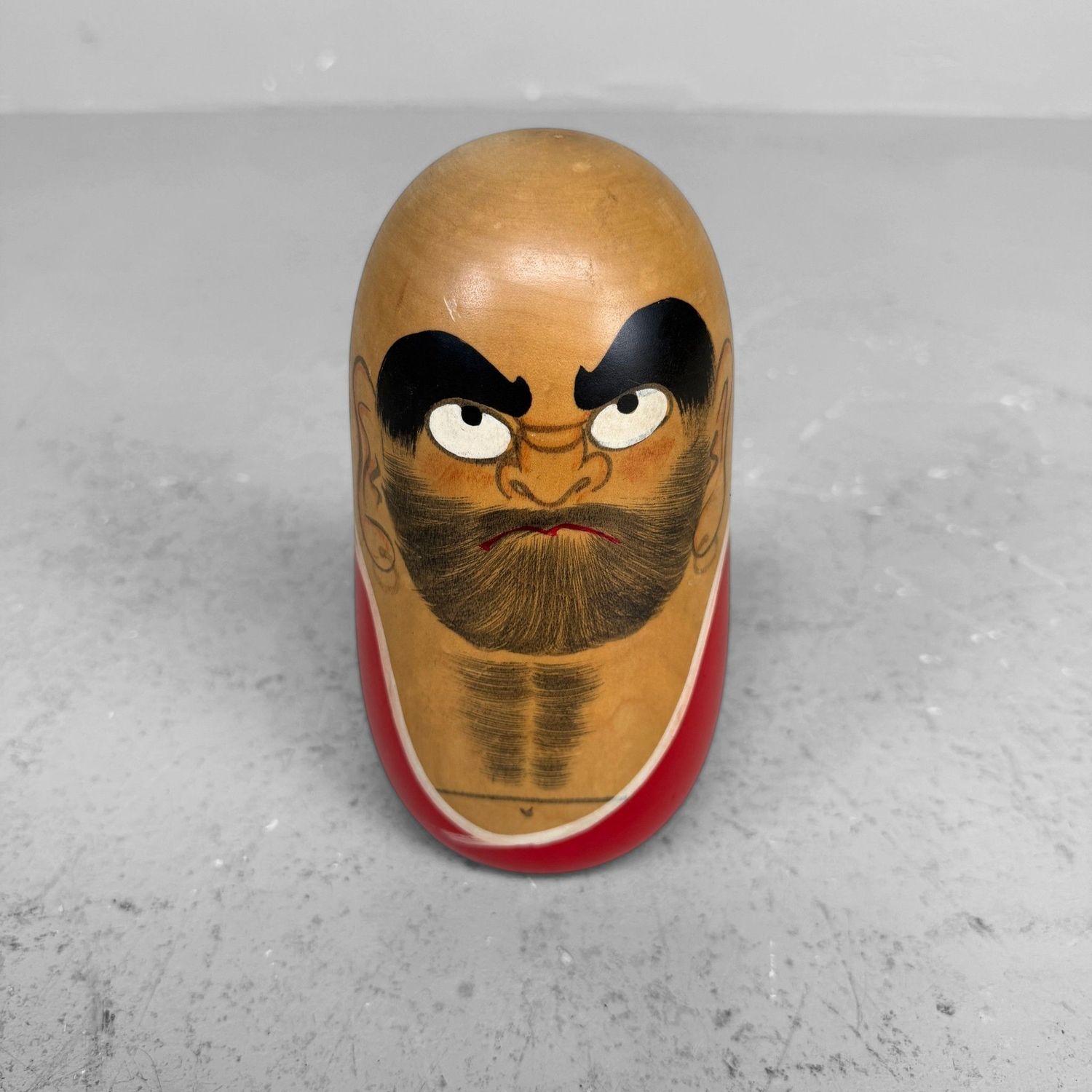 Vintage Daruma Kokeshi by Miyashita Hajime, 1980s, Japan