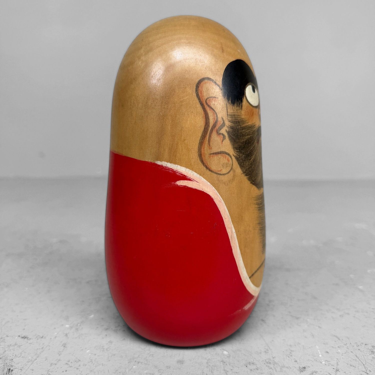 Vintage Daruma Kokeshi by Miyashita Hajime, 1980s, Japan
