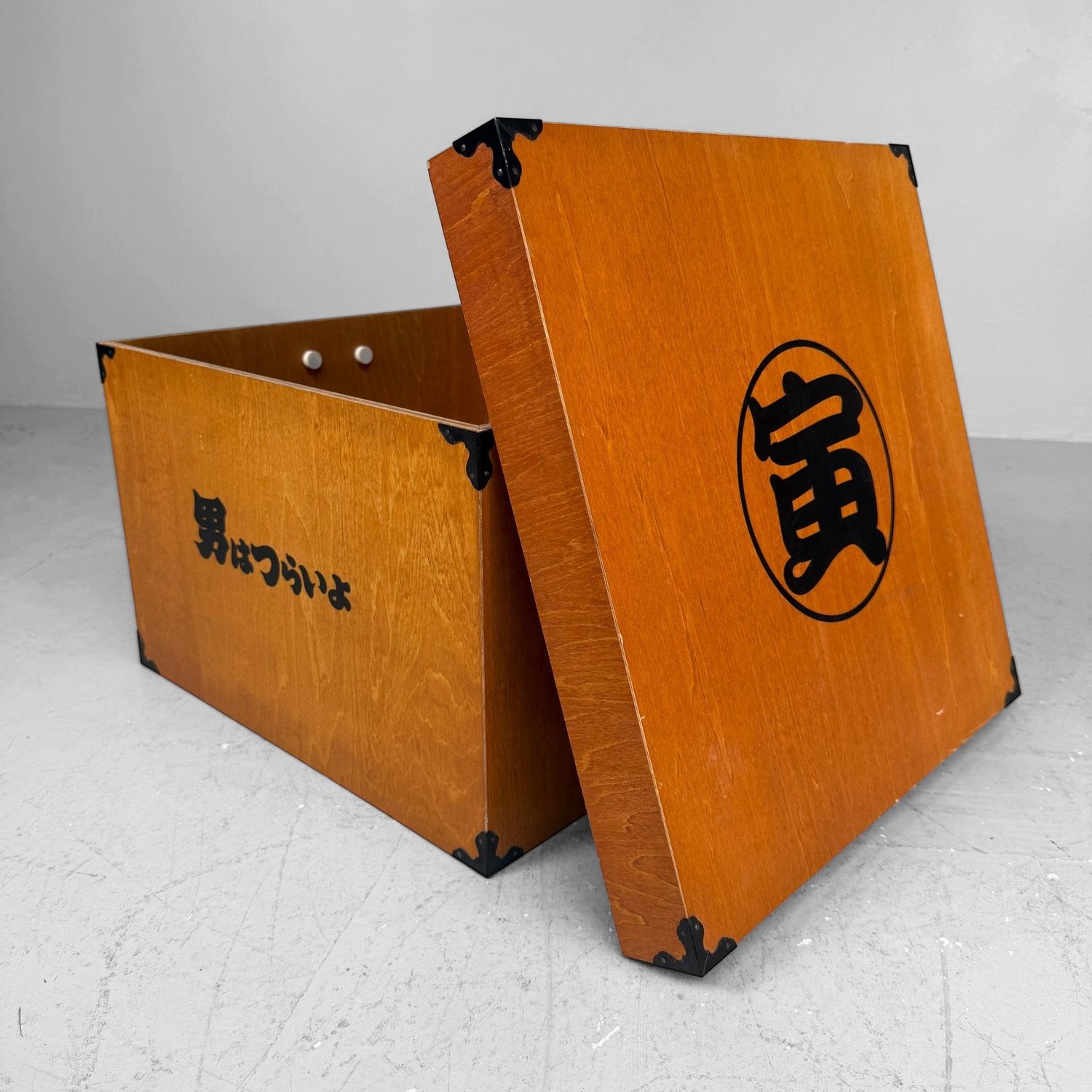 Japanese Wooden ‘Otoko wa Tsurai yo’ VHS Perfect Box, 2001, Japan