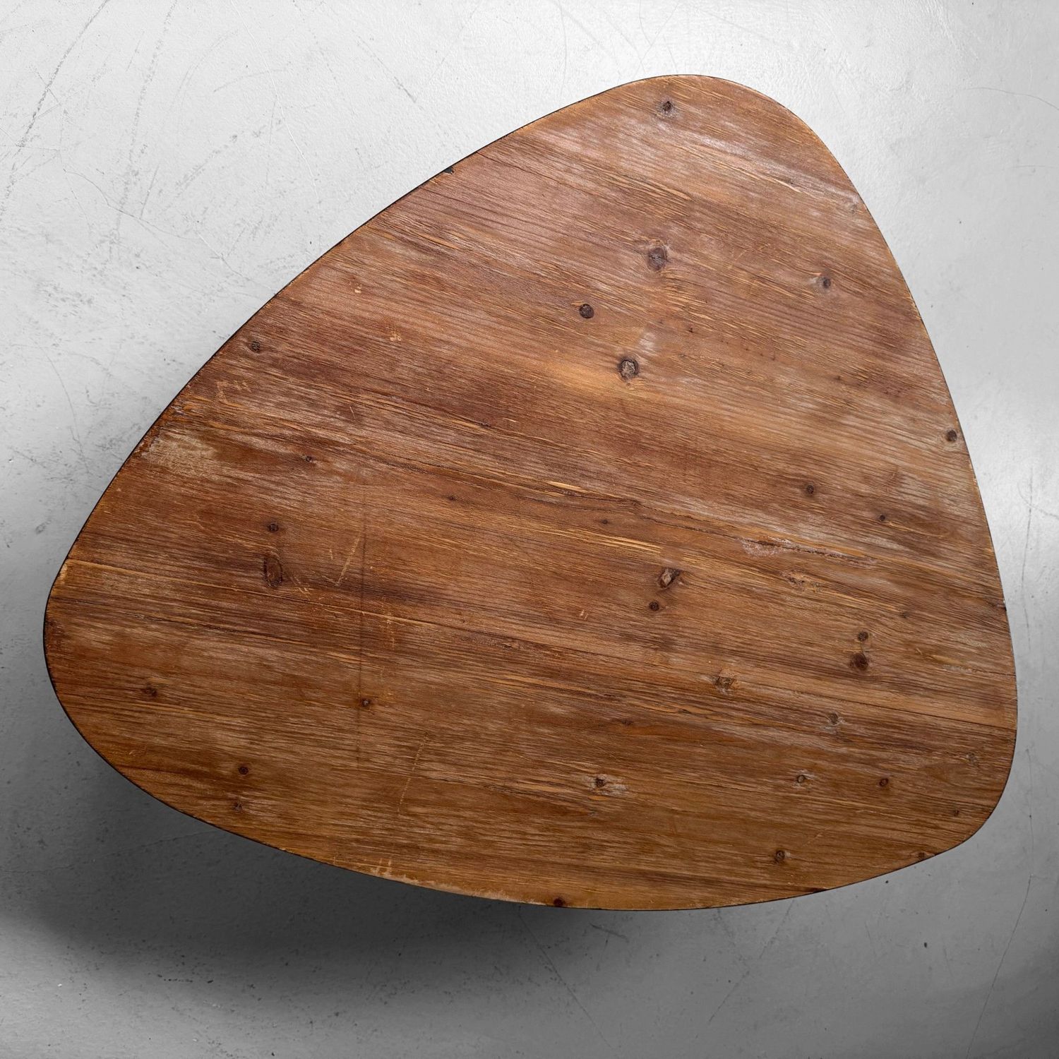 Vintage oude houten koffietafel